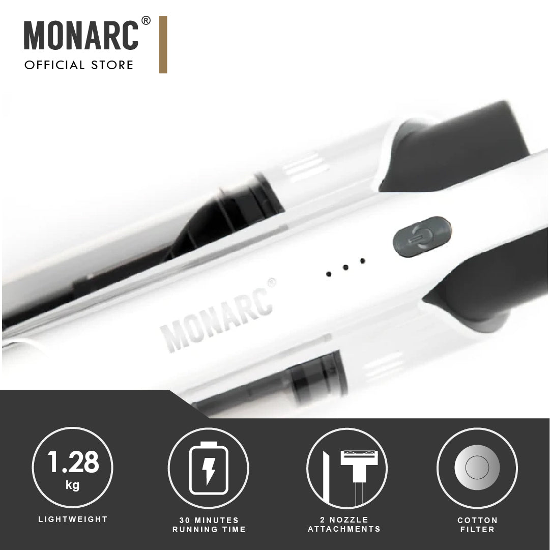 Monarc cordless stick vacuum review sale